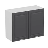 Minar Mutfak Modül Üst 2Dk1R 90Cm Dolap Beyaz Mebran C Antrasit thumbnail 3