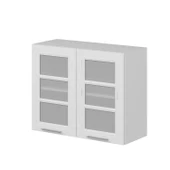 Minar Mutfak Modül Üst 2Dk1R 90Cm Dolap Beyaz Cam Mebran C Beyaz thumbnail 2