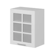 Minar Mutfak Modül Üst 1Dk2R 60Cm Dolap Beyaz Cam Mebran C Beyaz thumbnail 2