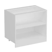 Minar Mutfak Modül Alt 2K1R 90Cm Dolap Beyaz Mebran C Beyaz - 6