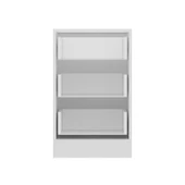 Minar Mutfak Modül Alt 3Ç Nray 50Cm Dolap Beyaz Mebran C Antrasit - 4