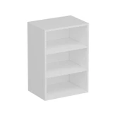 Minar Mutfak Modül Üst 1Dk2R 50Cm Dolap Beyaz Aliminyum Füme Cam - 5