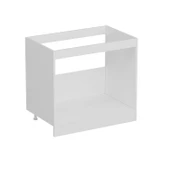 Minar Mutfak Modül Alt 2K 90Cm Evye Dolap Beyaz Mebran C Antrasit thumbnail 6