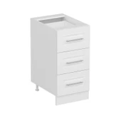 Minar Mutfak Modül Alt 3Ç Nray 40Cm Dolap Beyaz Mebran C Beyaz thumbnail 3