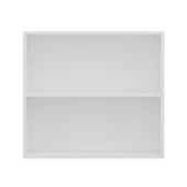 Minar Mutfak Modül Üst 2Dk1R 80Cm Dolap Beyaz Aliminyum Füme Cam thumbnail 4