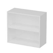 Minar Mutfak Modül Üst 2Dk1R 80Cm Dolap Beyaz Aliminyum Füme Cam thumbnail 5