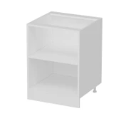 Minar Mutfak Modül Alt 1K1R 60Cm Dolap Beyaz Mebran C Antrasit - 5