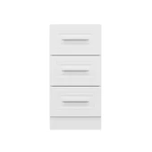 Minar Mutfak Modül Alt 3Ç Nray 40Cm Dolap Beyaz Mebran C Beyaz thumbnail 1