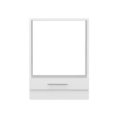 Minar Mutfak Modül Alt 1K 60Cm Ank Dolap Beyaz Mebran C Beyaz thumbnail 1