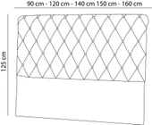 Minar Sonata Başlık Gül Kurusu 140X200 thumbnail 2