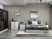 Minar Kale190 Yatak Odası Set 84 Beyaz Cam Kapak thumbnail 4