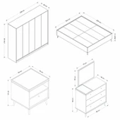 Minar Lara Yatak Odası Set 1 - Senza thumbnail 6