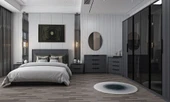Minar Kale Luxe Yatak Odası Takımı-Antrasit- Set 2 - 5