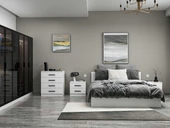 Minar Kale210 Yatak Odası Set 88 Beyaz Cam Kapak thumbnail 3