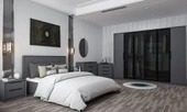Minar Kale Luxe Yatak Odası Takımı-Antrasit- Set 2 - 1