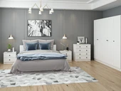 Minar Kale210 Yatak Odası Set 72 Beyaz Mebran - 1