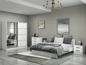 Minar Kale190 Yatak Odası Set 113 Beyaz thumbnail 1