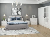 Minar Kale190 Yatak Odası Set 61 Beyaz Mebran thumbnail 3