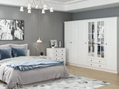 Minar Kale190 Yatak Odası Set 70 Beyaz Mebran thumbnail 1