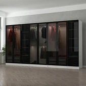 Minar Kale 190 8 Cam Kapaklı 4 Ç Dlp Beyaz Siyah thumbnail 1