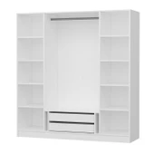 Minar Kale 180Cm Giyinme Dolabı 190 Lık - Beyaz thumbnail 3