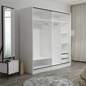 Minar Kale210 2K Sürgülü Dlp 220 Cm Byz Aynalı Royal Mermer - 7