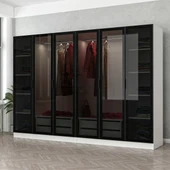 Minar Kale 190 6 Cam Kapaklı 4 Ç Dlp Beyaz Siyah thumbnail 1