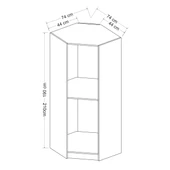Minar K1002-Kale Köşe Gövde Byz Kpk Mbrn 210Cm thumbnail 2