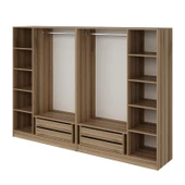 Minar Kale190 6 Bölmeli 4 Çek Giyinme Dolabı Dore thumbnail 6