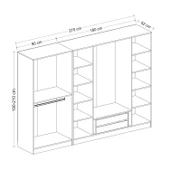 Minar Kale 190 6 Cam Kapaklı 2 Ç Dlp Antrasit Siyah thumbnail 8