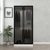 Minar Kale 190 2 Cam Kapaklı Dlp Beyaz Siyah thumbnail 2