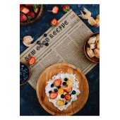 Yağlı Kağıt Vintage Gazete Desenli Sunum 100 Adet - 3