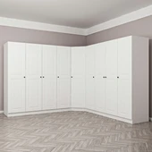 Minar Kale210 9 Kapaklı 4 Çek Köşe Dolap Byz Mebran thumbnail 3