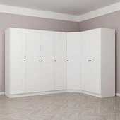 Minar Kale190 7 Kapaklı 2 Çek Köşe Dolap Byz Mebran thumbnail 1