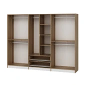 Minar Elina 6 Kapaklı Dolap-Dore-Beyaz thumbnail 7