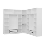 Minar Kale210 9 Kapaklı 4 Çek Köşe Dolap + Yüklük Byz Mebran thumbnail 4