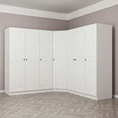 Minar Kale210 7 Kapaklı 4 Çek Köşe Dolap Byz Mebran thumbnail 1