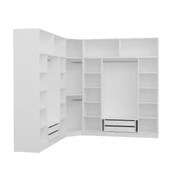 Minar Kale210 9 Kapaklı 4 Çek Köşe Dolap + Yüklük Byz Mebran thumbnail 6