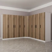 Minar Kale Zincir 9K 4Ç Köşe Dolap Pera Ceviz 4+K+4 thumbnail 3