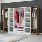 Minar Kale 6 Kpk 2 Çek Dolap-Beyaz Dore thumbnail 2