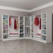 Minar Kale Zincir 9K 4Ç Köşe Dolap Pera Ceviz 4+K+4 thumbnail 4