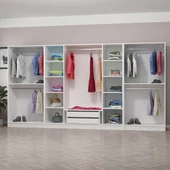Minar Kale Zincir 8K 4 Aynalı 2Ç Dlp-Beyaz 2+4+2 - 5
