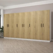 Minar Kale Zincir 8K 2Ç Dolap Pera Ceviz 2+4+2 thumbnail 3