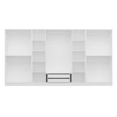 Minar Kale Zincir Dolap 8 Kapılı-Beyaz 2+4+2 thumbnail 6