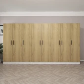 Minar Kale Zincir 8K 4Ç Dolap Pera Ceviz 3+2+3 thumbnail 1