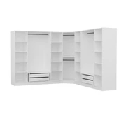 Minar Kale Zincir Köşe Düz Dolap 9K 4Ç -Beyaz 4+4+K7 thumbnail 7