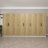 Minar Kale Zincir 8K 2Ç Dolap Pera Ceviz 2+4+2 thumbnail 1