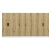 Minar Kale Zincir 8K 4Ç Dolap Pera Ceviz 3+2+3 thumbnail 5