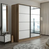 Minar Kale 2K Sürg.Dlp 180Cm Dore Aynalı Beyaz thumbnail 3