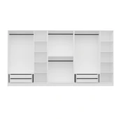 Minar Kale 190Cm 8 Bolme 4 Cek Gıyınme Dlp Beyaz thumbnail 5